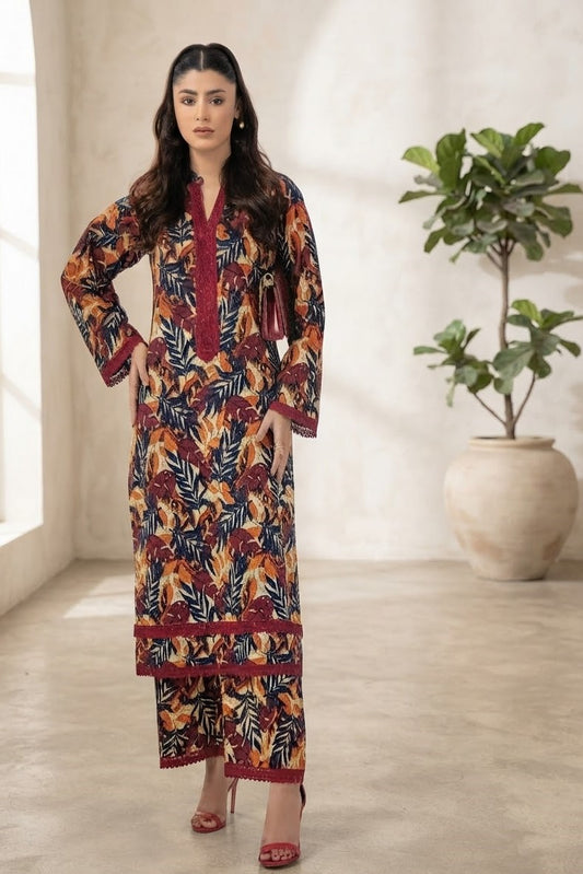 Raiha Unstitched Printed Allover Lawn ST 2pc