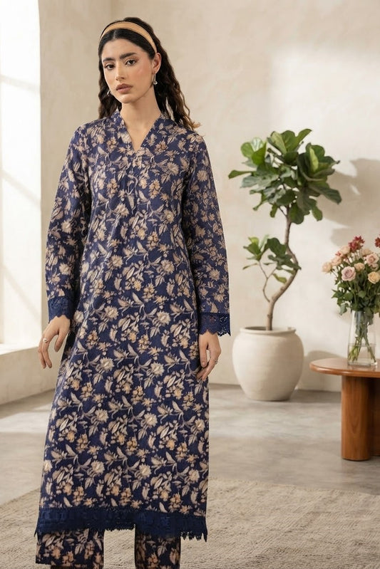 Raiha Unstitched Printed Allover Lawn ST 2pc
