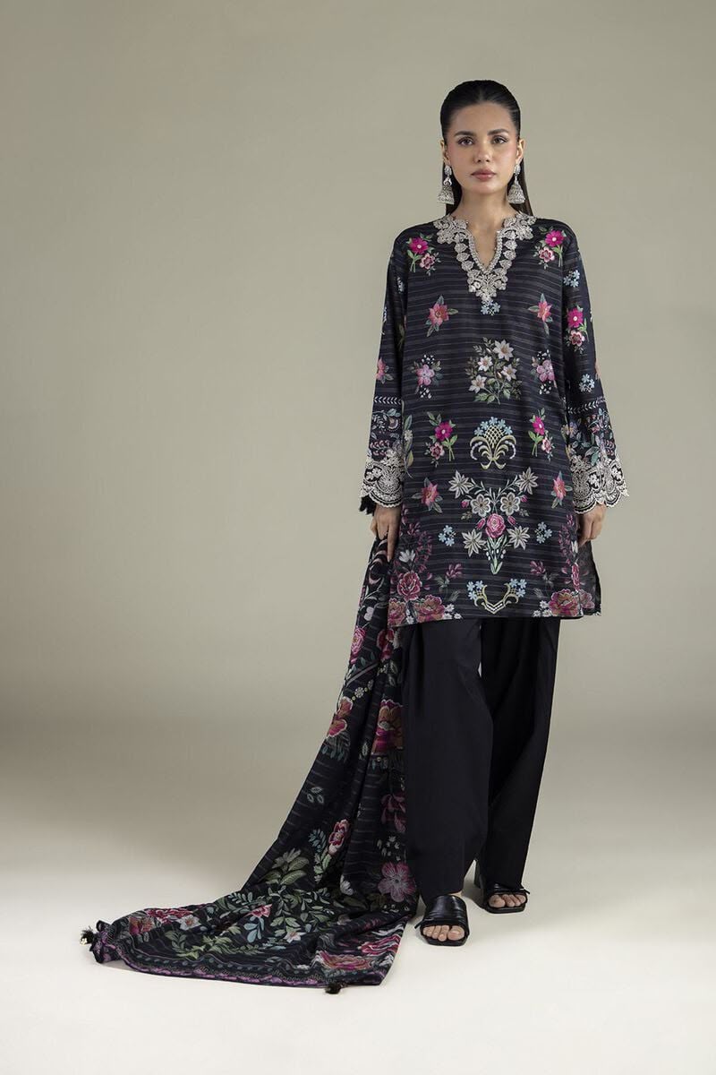 Khaadi Unstitched Linen 3Pc