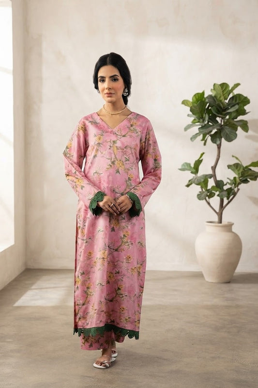 Raiha Unstitched Printed Allover Lawn ST 2pc