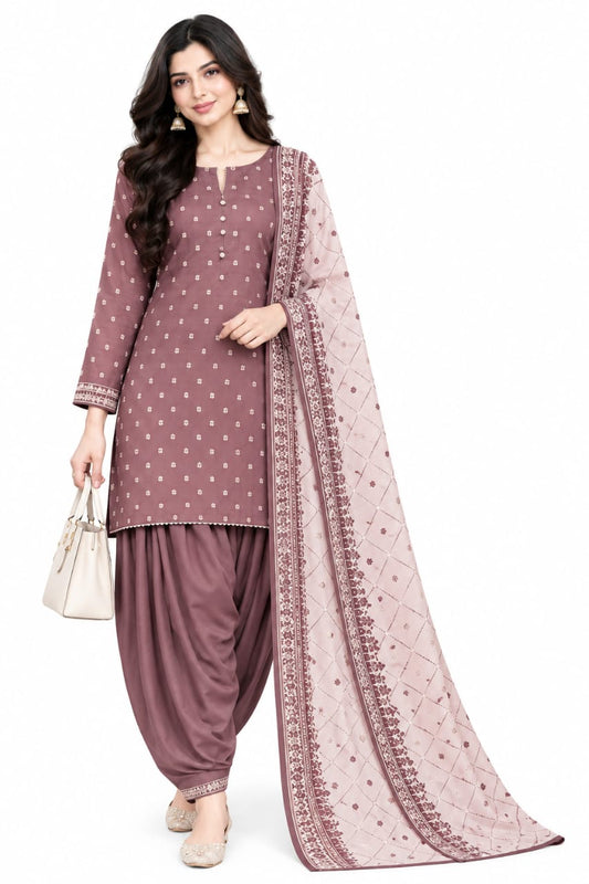 Zainab Chottani unstitched printed khaddar 3pc