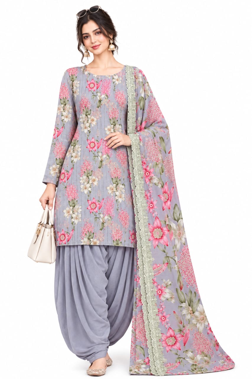 Zainab Chottani unstitched printed khaddar 3pc