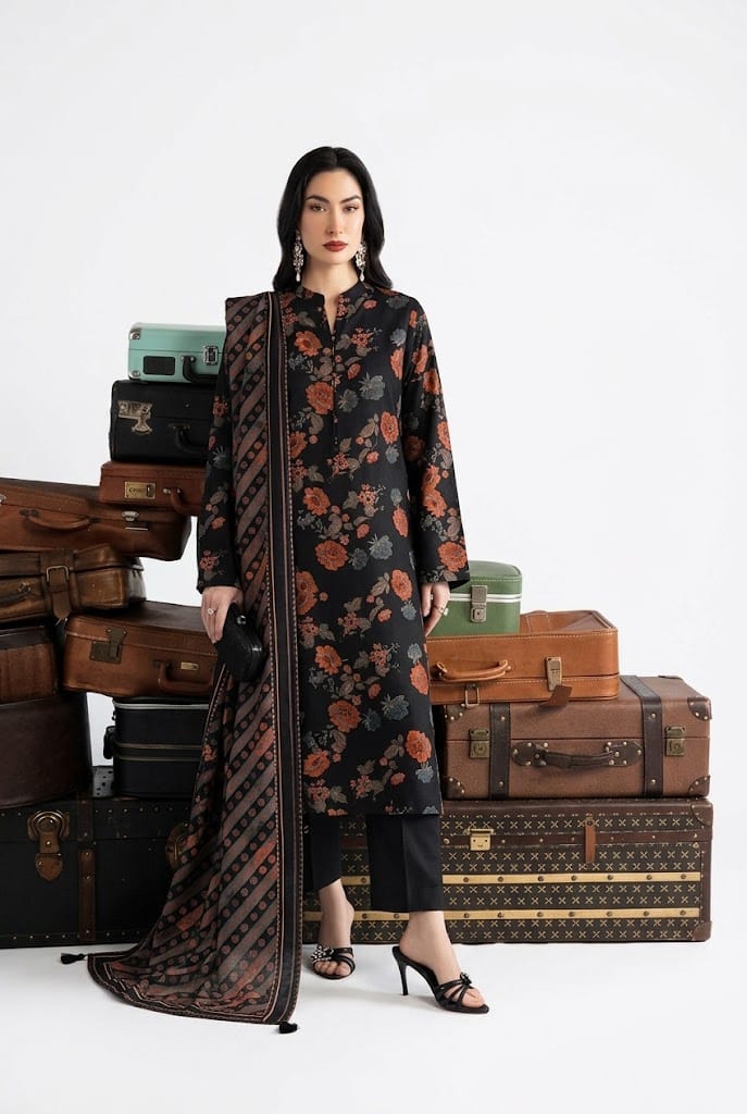 MANEEHA UNSTITCHED LUXURY KHADDAR 3PC