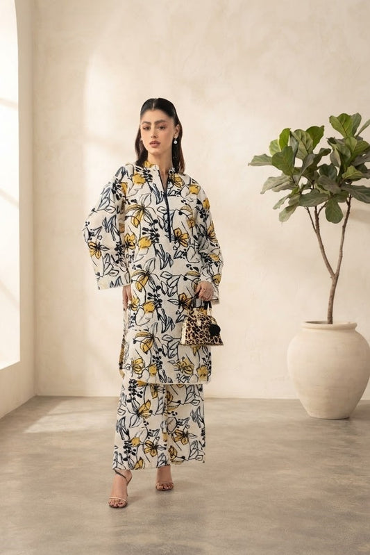 Raiha Unstitched Printed Allover Lawn ST 2pc