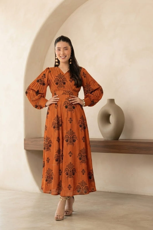 Amal Bareeze Unstitched Printed Allover Lawn ST 2pc