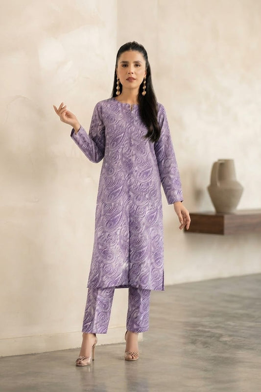 Amal Bareeze Unstitched Printed Allover Lawn ST 2pc