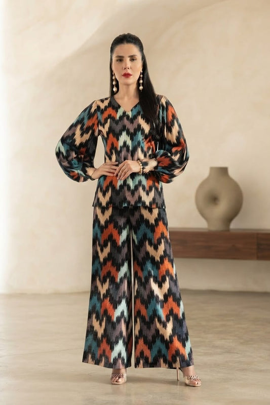 Amal Bareeze Unstitched Printed Allover Lawn ST 2pc