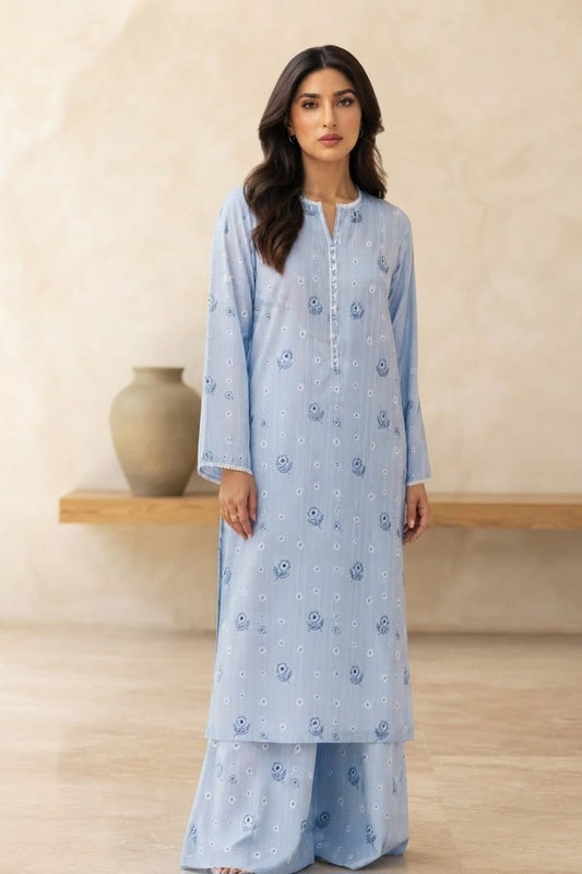 Amal Bareeze Unstitched Printed Allover Lawn ST 2pc
